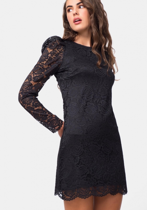 vestido de encaje carrefour