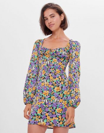 vestido floral lazada