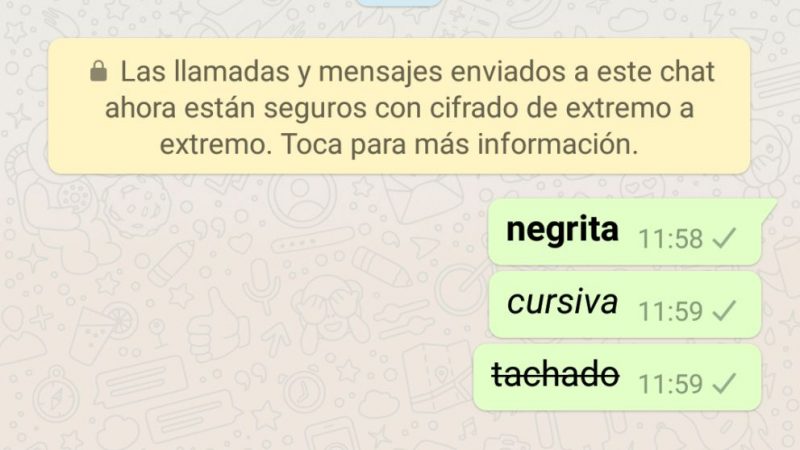 Cosas que puedes hacer en Whatsapp y casi nadie sabe 26 Merca2.es Whatsapp Cambiar el formato del texto