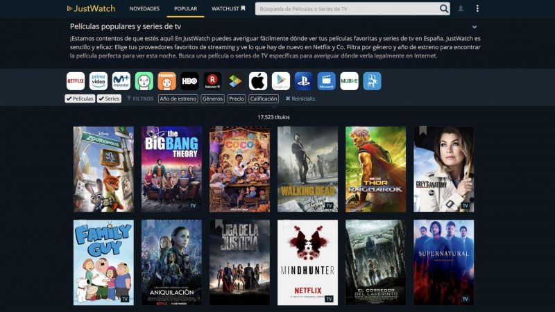 Cómo saber si una serie o película es de Netflix, HBO, u otra plataforma 3 Merca2.es Cómo usar JustWatch para buscar películas o series de Netflix o HBO