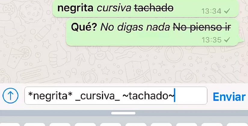 Envío de mensajes elegantes por WhatsApp