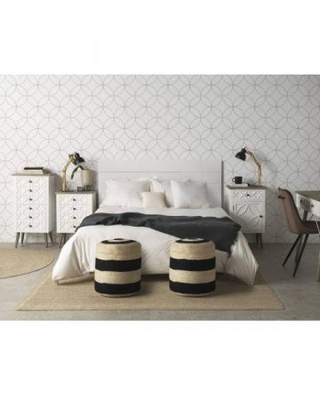 Ofertas en Leroy Merlin: productos de decoración a precio de ganga 26 Merca2.es Los Puffs Yute Bicolor natural Black
