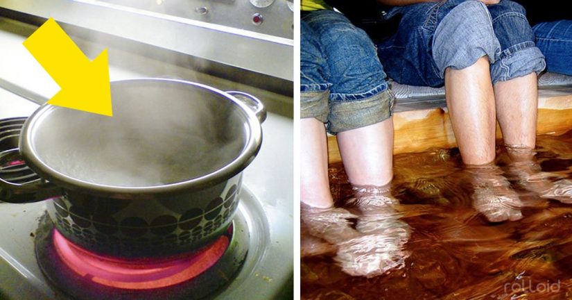 Para los pies, pelo y cocinar al vapor