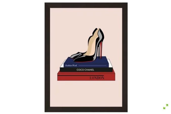 Screenshot 2021 03 01 Cuadro 4 Shoes negro 30 cm x 40 cm · LEROY MERLIN Merca2.es