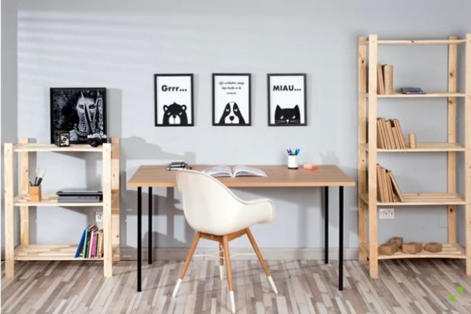 Screenshot 2021 03 10 Mesa de escritorio roble miel 80x150x25 cm · LEROY MERLIN Merca2.es