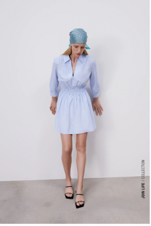 Vestidos cortos de Zara para fardar de estilo esta primavera 56 Merca2.es Screenshot 2021 03 10 VESTIDO CINTURA ELASTICA Merca2.es