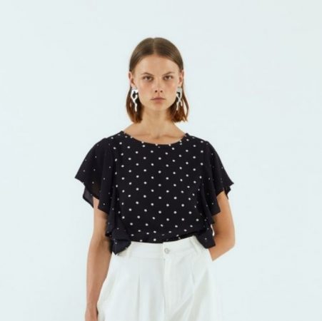 Screenshot 2021 03 26 Sfera com Camiseta topos combinados Mujer Camisetas Manga corta Merca2.es