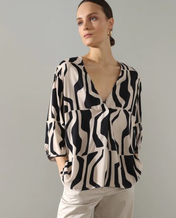 blusa estampada el corte ingles