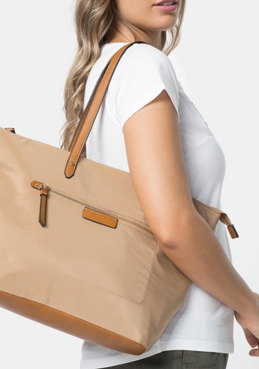 bolso beige