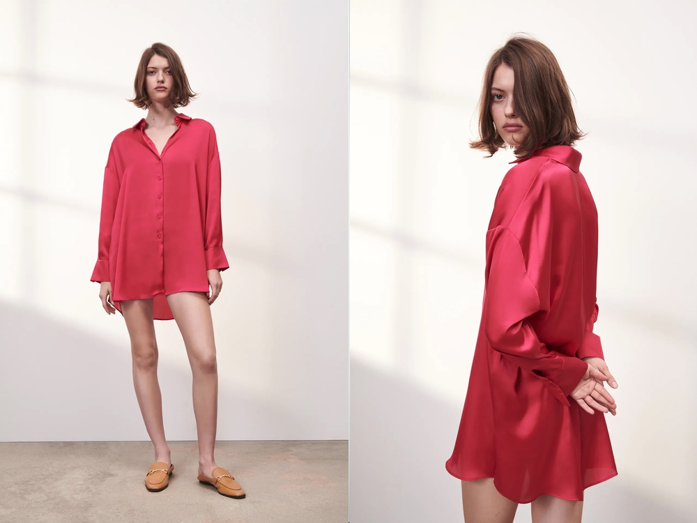 camiseta oversize de Zara