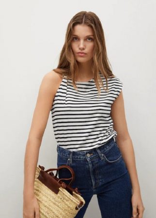 Mango: camisetas y chaquetas para primavera por menos de 30 euros 69 Merca2.es camiseta rayas