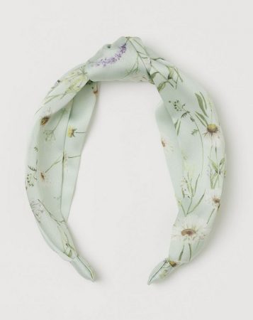 diadema floral h&m