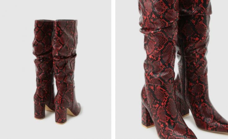 BOTAS ANIMAL PRINT DE TACÓN ALTO EN EL CORTE INGLÉS