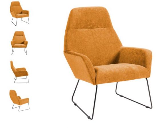 BUTACA ALTA TAPIZADA PARA EL SALÓN 