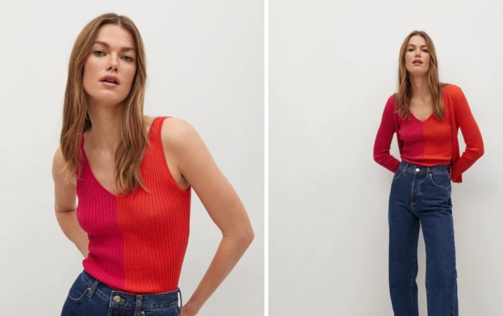 TOP PUNTO DE CANALÉ BICOLOR ORIGINAL