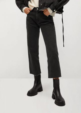 jeans ballon crop mango