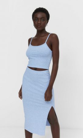 look falda y top stradivarius