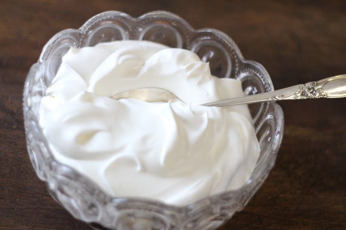 mousse de limón