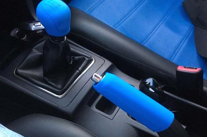 palanca de cambios y freno de mano de silicona