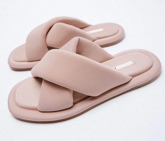 sandalias acolchadas