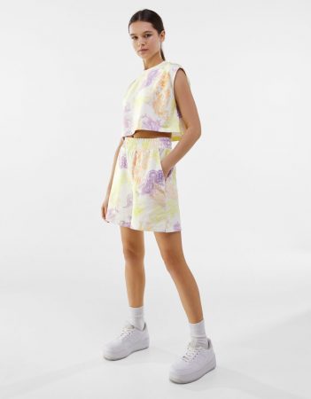 set sudadera y short print