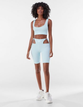 set top y pantalon ciclista bershka