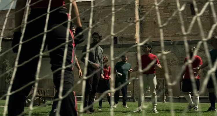 La casa de papel fútbol Palermo