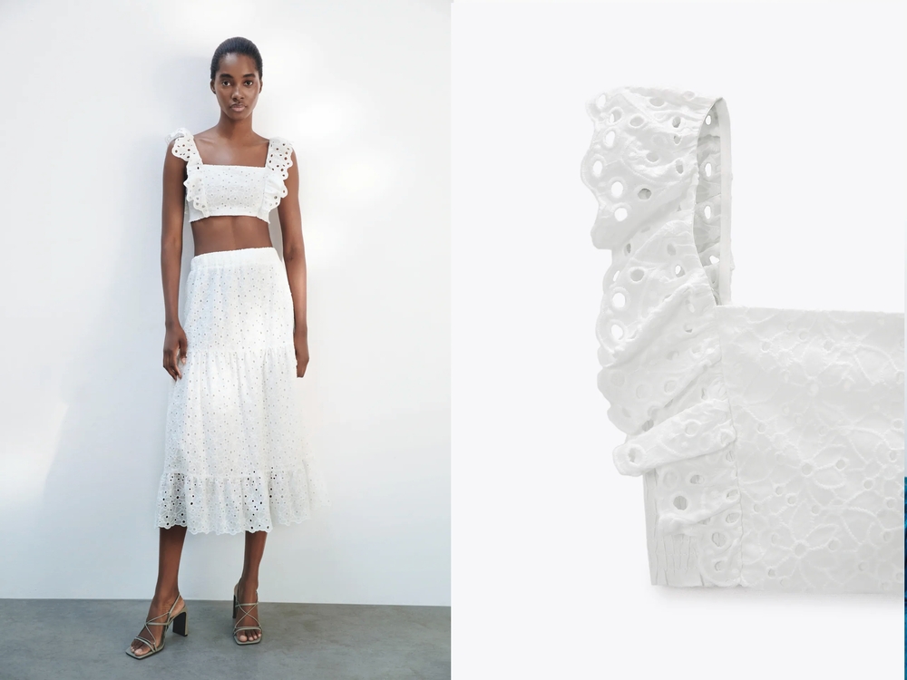 Top Cropped de Zara