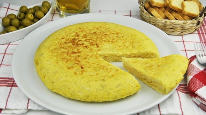 tortilla de patatas light
