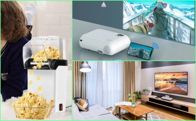Aliexpress: proyectores, máquinas de palomitas y otras gangas para tu sesiones de cine en casa