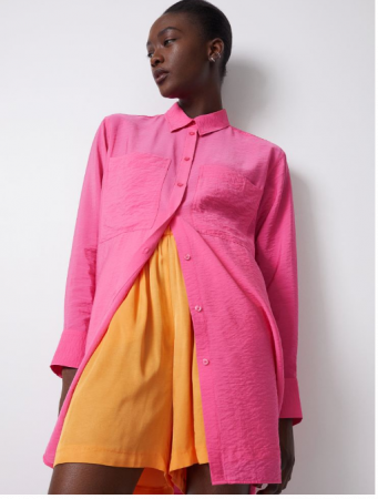 Prendas de la nueva colección de H&M que debes tener en tu armario 39 Merca2.es Screenshot 2021 04 09 Camisa larga Cereza MUJER H M ES Merca2.es