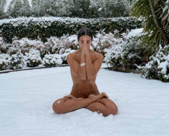 fotos famosos nieve