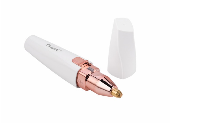 depiladora facial compacta