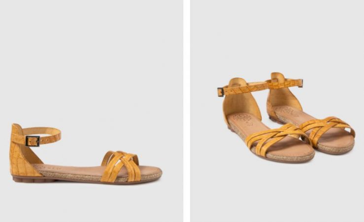 SANDALIAS DE PIEL EN EL CORTE INGLÉS