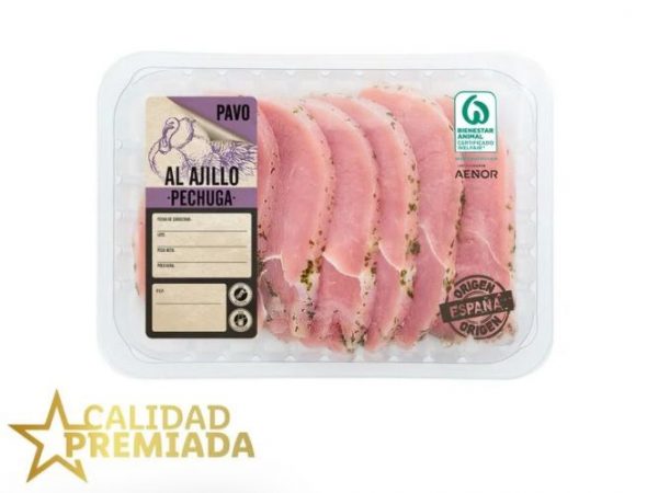 PRODUCTOS MÁS RECOMENDADOS: PECHUGA DE PAVO ADOBADA AL AJILLO