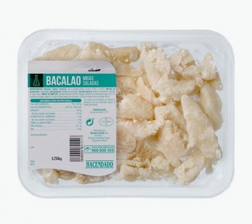 MIGAS DE BACALAO YA DESALADAS LISTAS PARA COCINAR