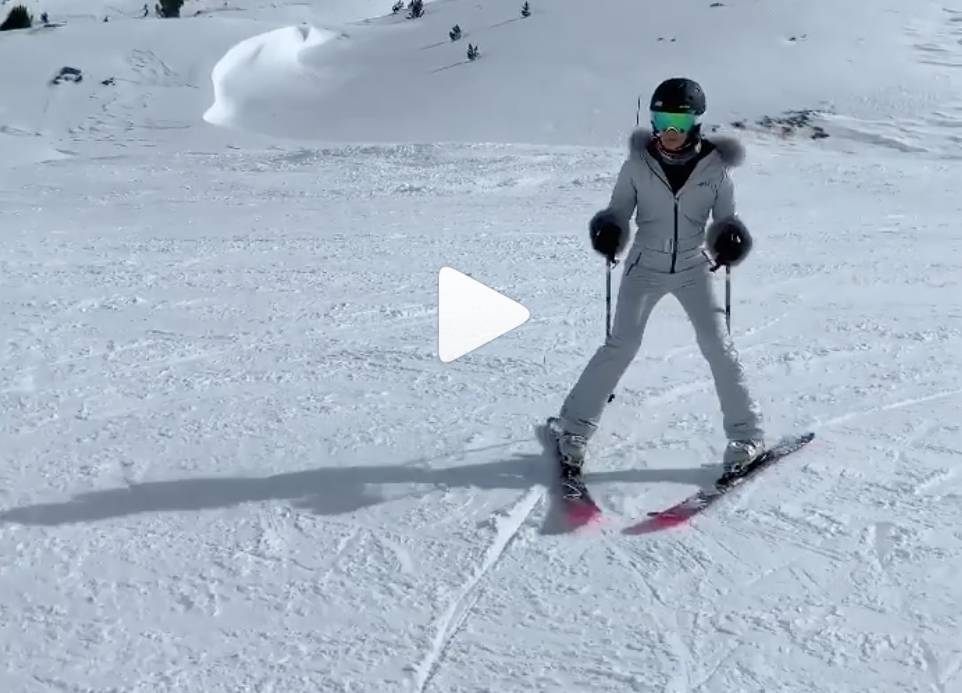 cristina pedroche esquiando
