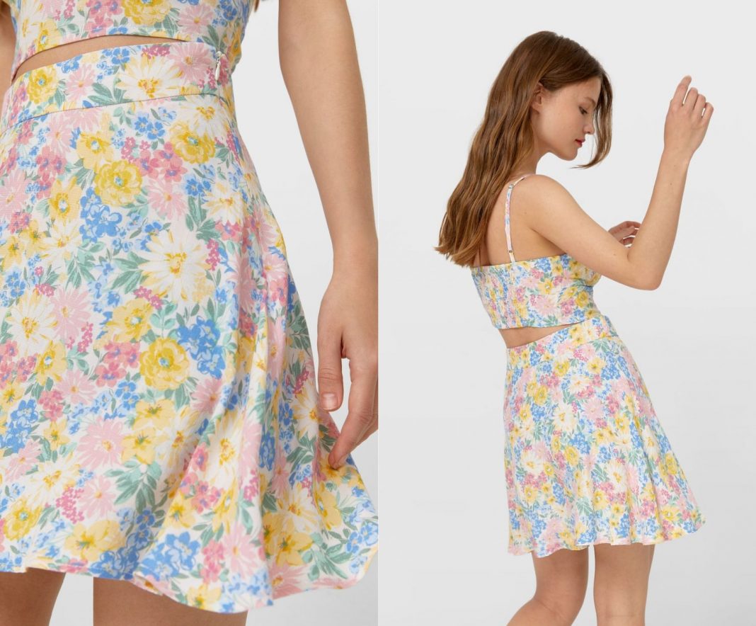 skort fluida de Stradivarius