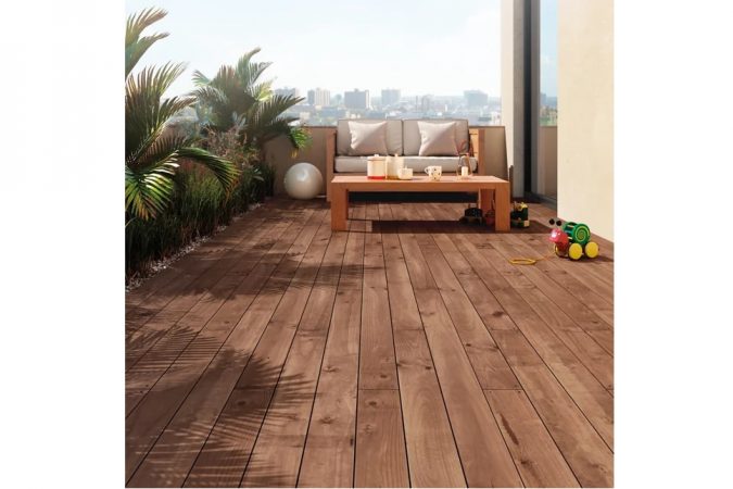 suelo de madera para exteriores