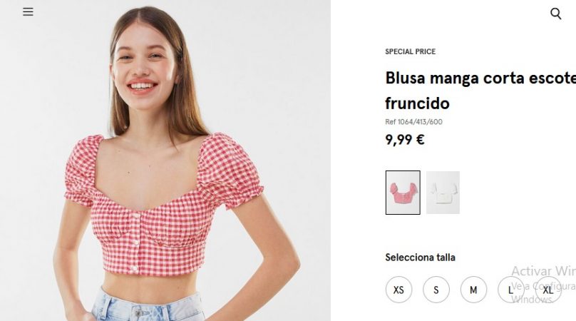 Una de estas ocho blusas de Bershka no puede faltar en tu armario 28 Merca2.es Blusa manga corta escote fruncido