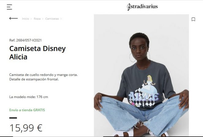 Frescas y elegantes: camisetas de Stradivarius para no pasar calor 28 Merca2.es Camiseta Disney Alicia