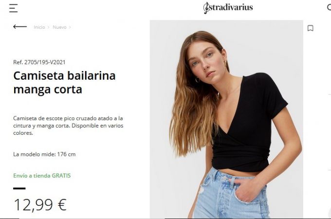 Frescas y elegantes: camisetas de Stradivarius para no pasar calor 27 Merca2.es Camiseta bailarina manga corta