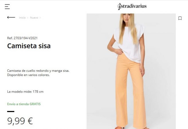 Frescas y elegantes: camisetas de Stradivarius para no pasar calor 29 Merca2.es Camiseta sisa