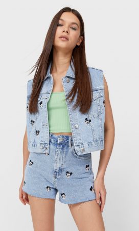 Chaleco denim Mickey 