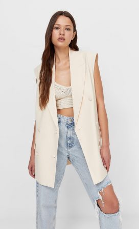 Chaleco doble botonadura