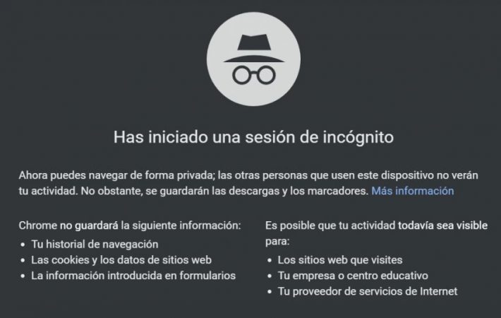 Lo que nunca te han contado sobre el modo incógnito de tu navegador 1 Merca2.es Uso del modo incógnito en el navegador