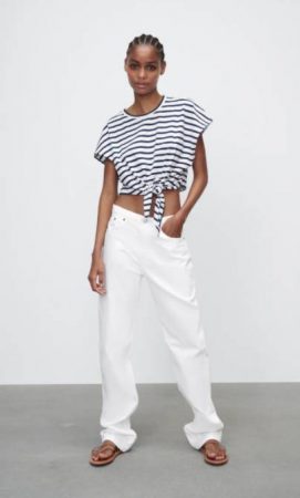 camisetas rayas zara