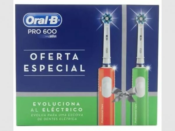 Cepillo eléctrico - Oral B PRO 600 Limpieza 3D Pack 2 cepillos mediamarkt