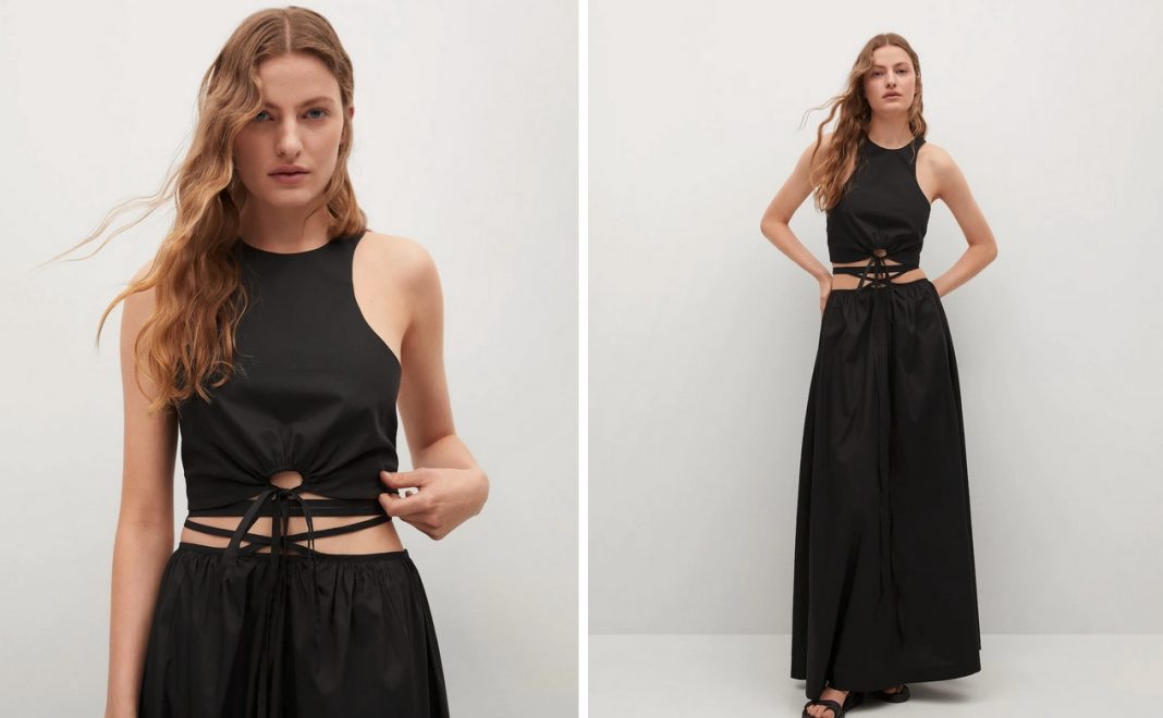 conjunto de top y falda Mango