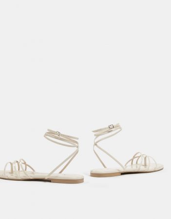 sandalias planas vestir